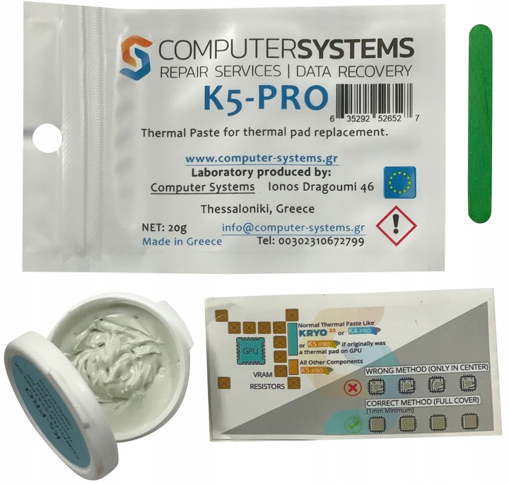 K5 PRO Viscous Therma Paste w płynie Podkładka termiczna 20g
