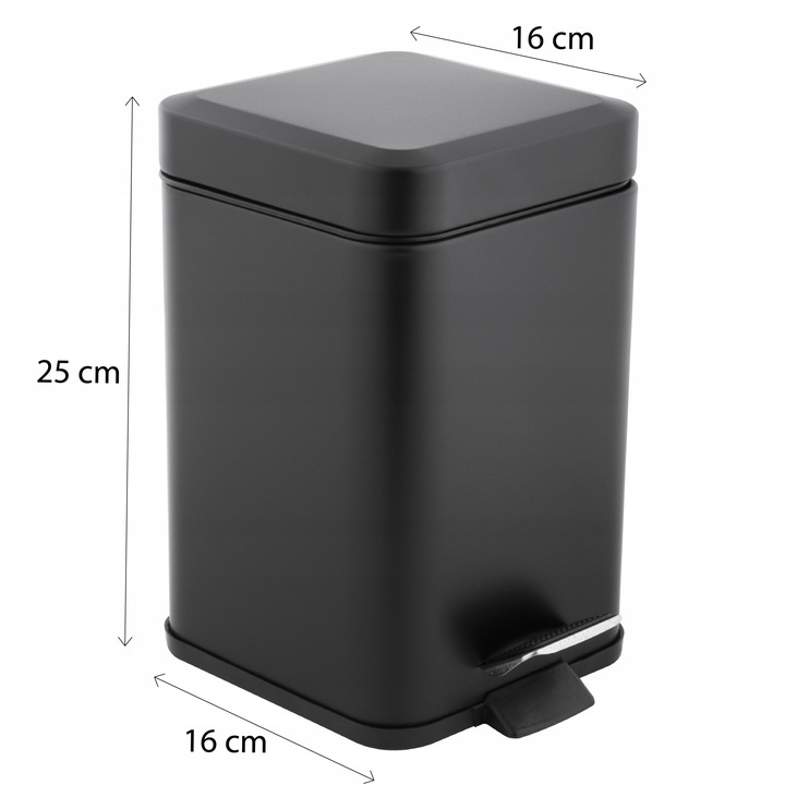 Zestaw łazienkowy KOSZ NA ŚMIECI stojak NA PAPIER TOALETOWY szczotka DO WC