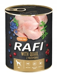 RAFI mokra karma dla psa dorosłego - mix 6 smaków - puszka 24x400g
