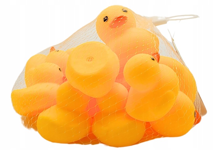 KACZKI Kaczuszki komplet 12 sztuk ŚMIESZNY ZABAWNY PREZENT PISZCZAŁKA