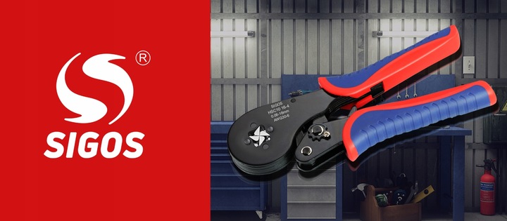 ZACISKARKA PRASKA TULEJEK KABLI CZWOROKĄTNA 0,08 - 16mm + 1200 TULEJKI