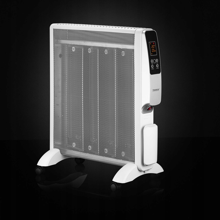 GRZEJNIK ELEKTRYCZNY NA PODCZERWIEŃ TERMOSTAT TIMER PILOT Biały 2000W