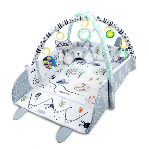 MATA EDUKACYJNA DLA NIEMOWLĄT INTERAKTYWNA RICOKIDS DUŻA SZARA + GRATIS