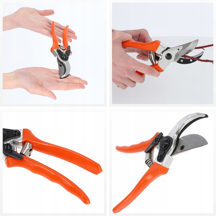 SEKATOR NOŻYCE DO GAŁĘZI ŻYWOPŁOTU OGRODOWY 21cm KRZEWÓW RĘCZNY