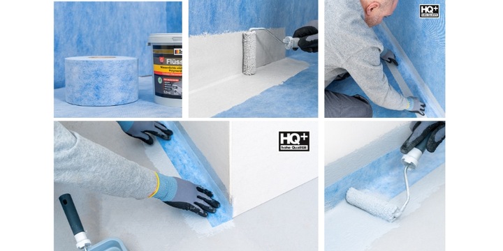 Taśma do hydroizolacji uszczelniająca PL3 niebieska 20mb