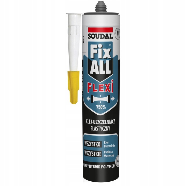 SOUDAL Klej-uszczelniacz hybrydowy Fix ALL Flexi 290 ml biały 102840