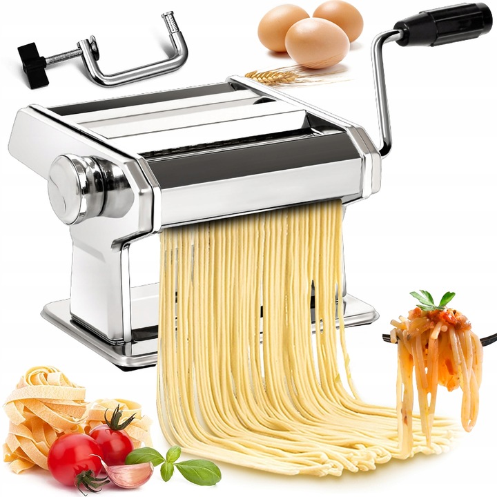 MASZYNKA DO DOMOWEGO MAKARONU PROSTE UŻYTKOWANIE STAL NIERDZEWNA