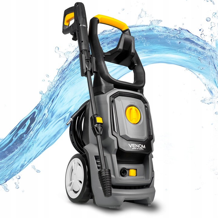 MYJKA CIŚNIENIOWA 2000W 230BAR ALUMINIOWA POMPA SZCZOTKA T-RACER WĄŻ