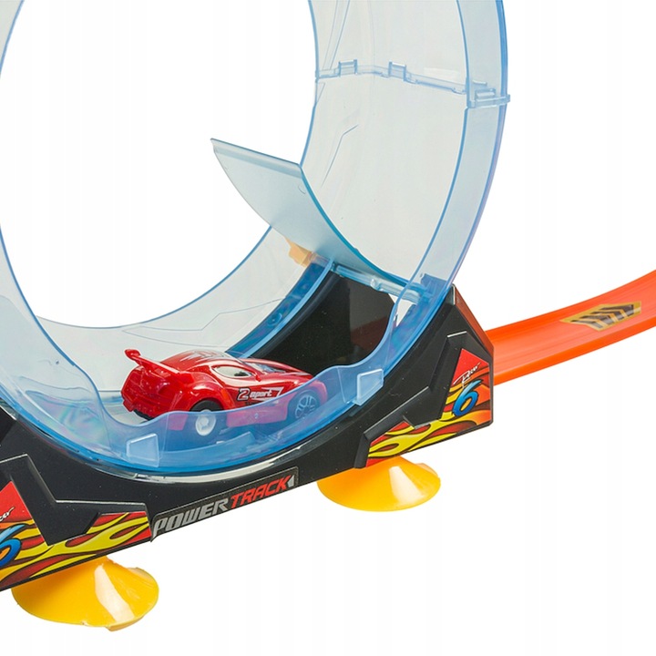 TOR WYŚCIGOWY 3 PĘTLE DLA SAMOCHODZIKÓW AUTKA 3+