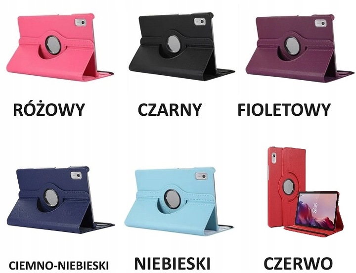 ETUI OBROTOWE 360 do Lenovo Tab M9 2023 9" TB310XU TB310FU