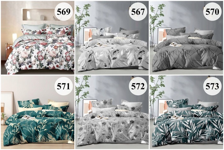 Komplet Pościeli 200x220 + 2Poszewki 70x80 Dwustronna Na Prezent Nowe Wzory