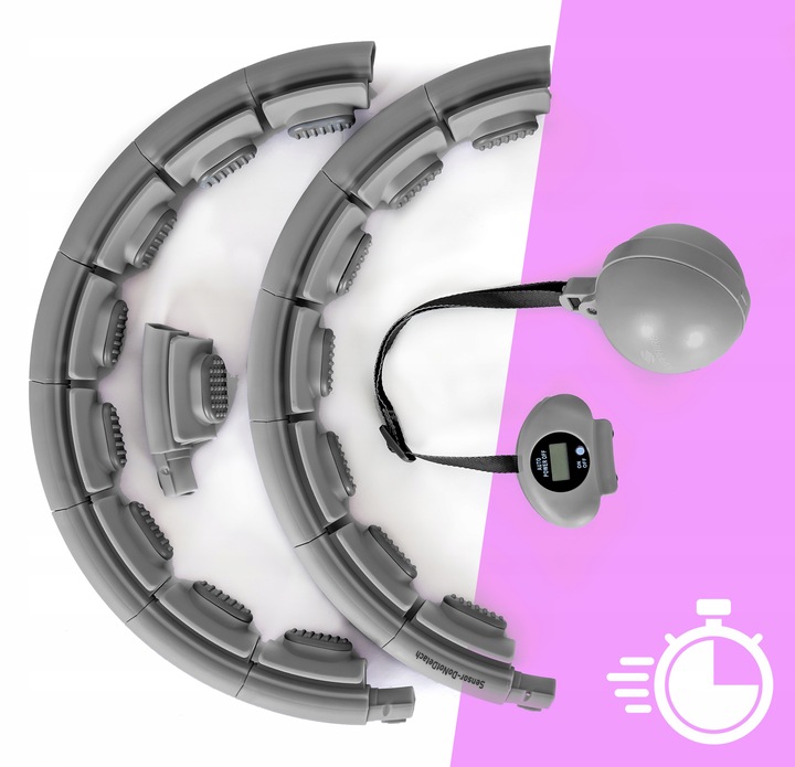 Hula-hop ODCHUDZAJĄCE z LICZNIKIEM KOŁO z obciążeniem WYPUSTKAMI