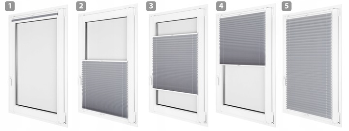 PLISA KLASYCZNA ROLETA PLISOWANA NA WYMIAR 57x150