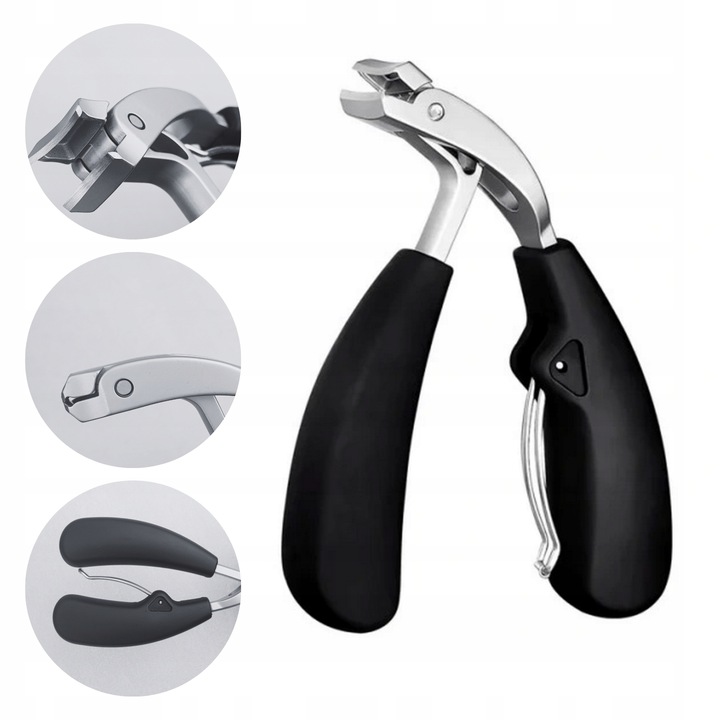 Obcinacz Do Paznokci dla Seniorów Obcinaczka Cęgi Szerokie Wygięte