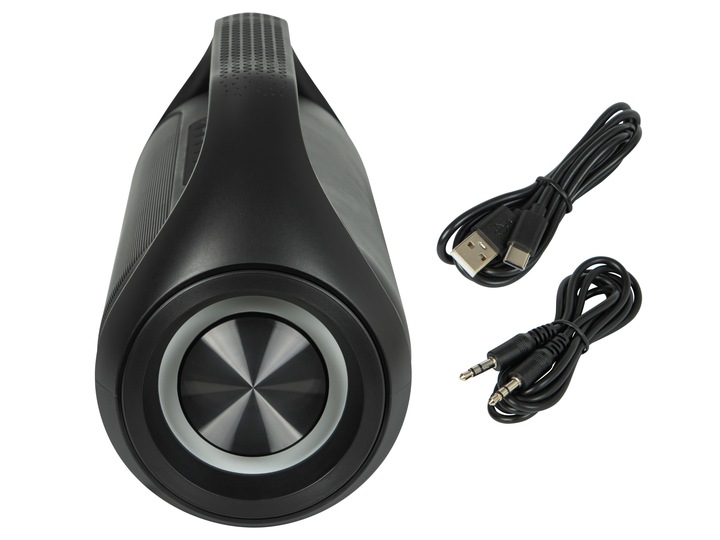 GŁOŚNIK BLUETOOTH PRZENOŚNY BEZPRZEWODOWY WODOODPORNY IPX5 RADIO FM