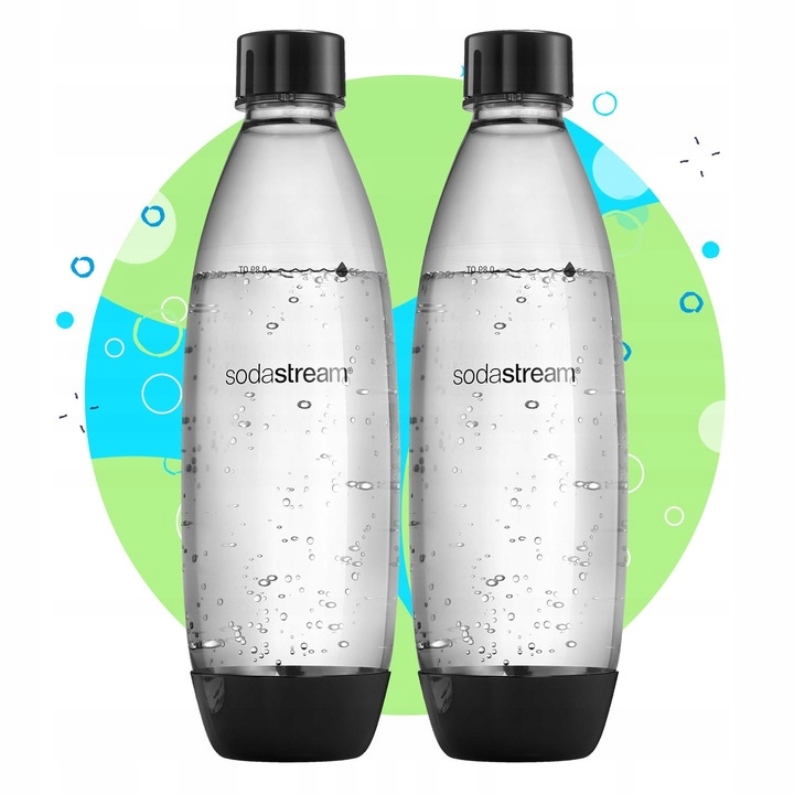 2x BUTLE BUTELKI DO SATURATORA SodaStream Fuse 1L DWUPAK | DO ZMYWARKI