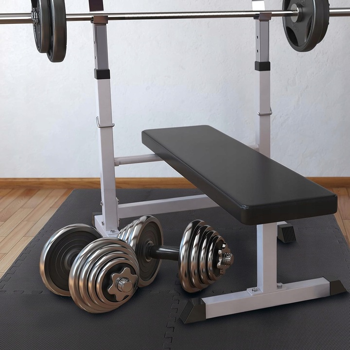 OCHRONNA MATA PODŁOGOWA PUZZLE SIŁOWNIA FITNESS POD SPRZĘT 120x180x2cm