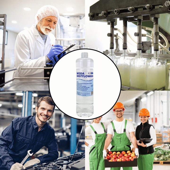 WODA DESTYLOWANA ULTRACZYSTA 1L do żelazka autoklawu akwarium nawilżacza