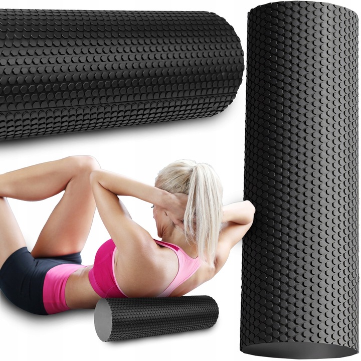 ROLLER DO MASAŻU ĆWICZEŃ ROLER CROSSFIT DUŻY 45,5x15,5CM WAŁEK