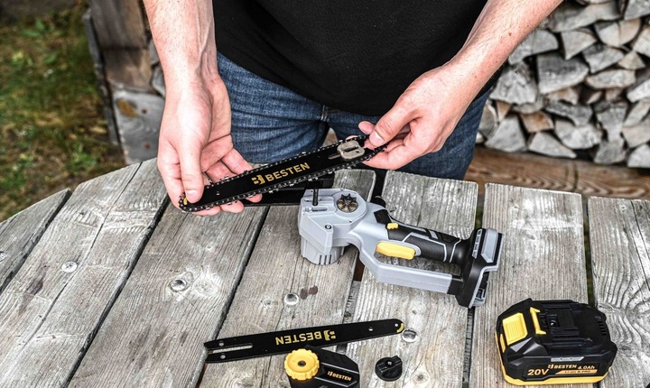 Pilarka Piła Łańcuchowa Akumulatorowa Bezszczotkowa 2XAKU 8 Cali