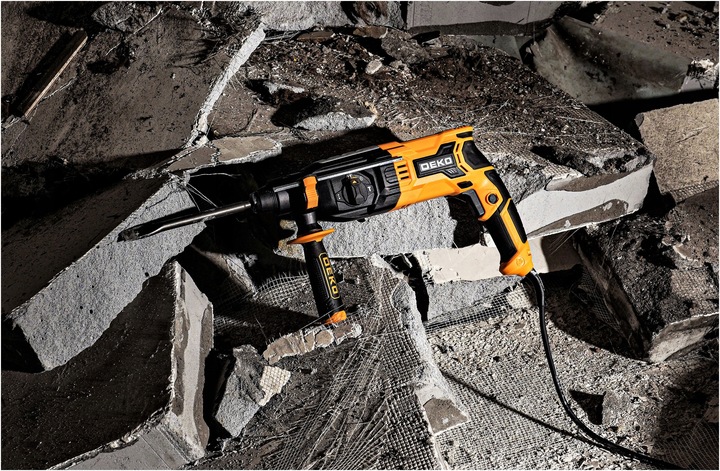 WIERTARKA UDAROWA MŁOTOWIERTARKA MOCNA WIERTARKA Z UDAREM SDS+ PLUS DEKO