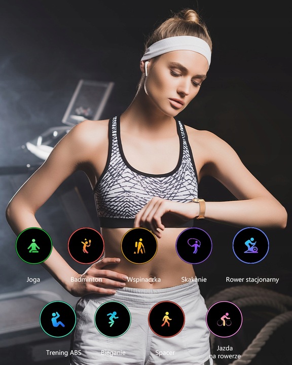 Zegarek SMARTWATCH PREZENT dla dziewczynki NA KOMUNIĘ wielofunkcyjny