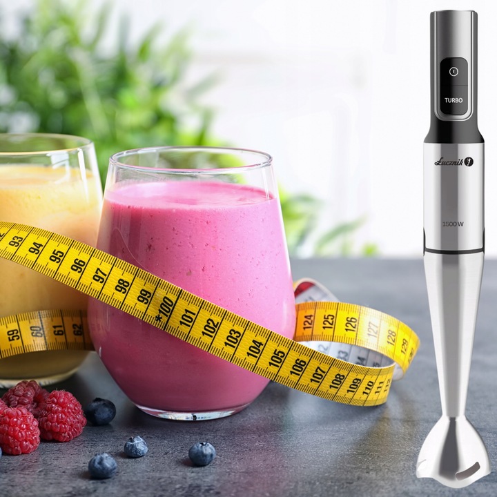 BLENDER RĘCZNY WIELOFUNKCYJNY MIKSER KUCHENNY ROZDRABNIACZ 1500W