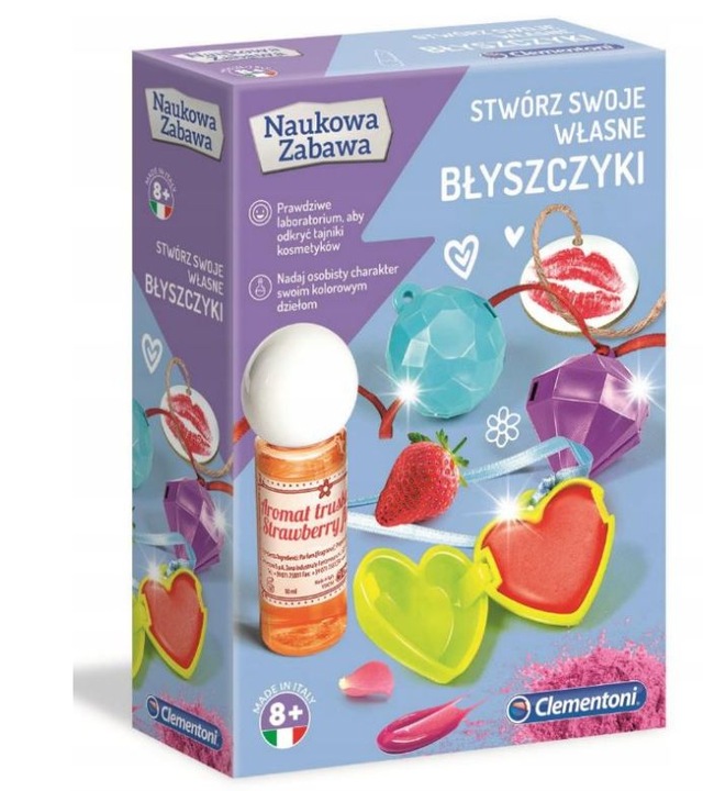 Clementoni Laboratorium do Tworzenia Błyszczyków Balsamy do Ust