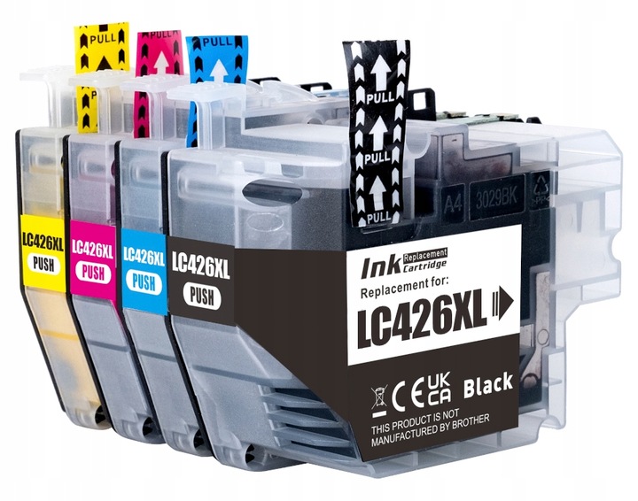 TUSZE LC-462 XL DO DRUKARKI BROTHER MFC-J2340DW MFC-J3540 MFC-J3940