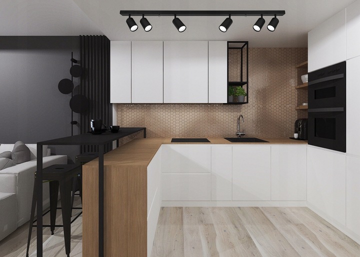 Lampa sufitowa szyna spot kinkiet oprawa natynkowa + 6x GU10 LED 6W