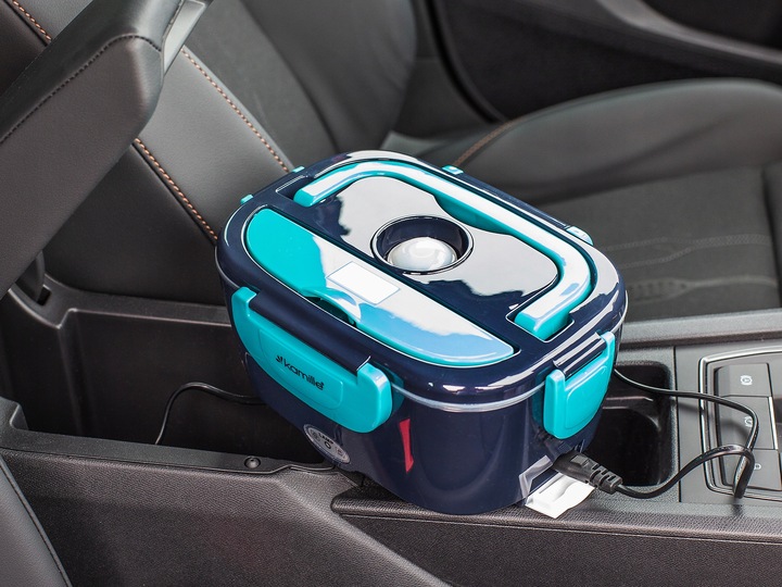 ELEKTRYCZNY LUNCH BOX termos obiadowy ŚNIADANÓWKA samochodowa KAMILLE 1,5 L