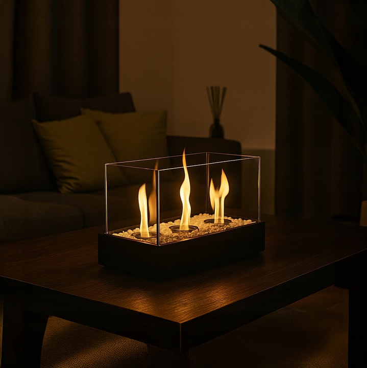 Biokominek Wolnostojący do Domu Bezdymny Bio Kominek na Bioetanol +