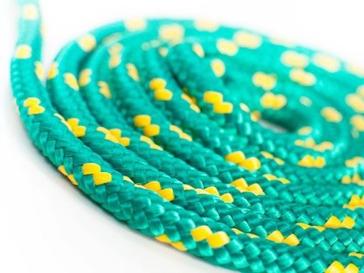 Linka Kotwiczna Cumownicza Żeglarska 10mm 20m do Pontonu Łodzi MIX 3 KOLORY