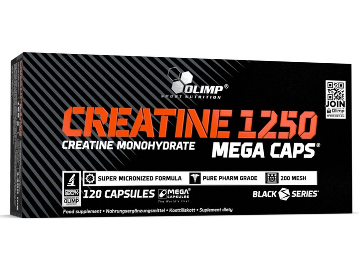 Monohydrat kreatyny OLIMP Creatine 1250 Mega Caps