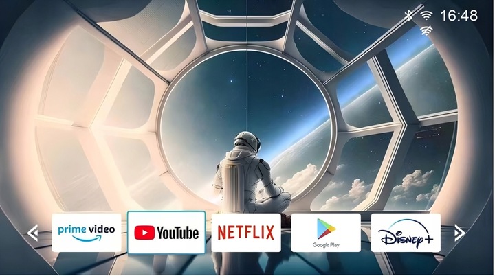 PROJEKTOR RZUTNIK HY320 PRO 4K PRZENOŚNY ANDROID13 LED 1080P WIFI SMART TV