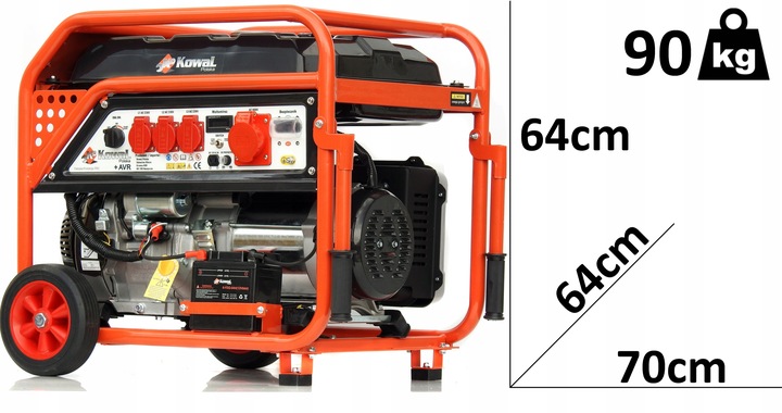 PROFESJONALNY AGREGAT PRĄDOTWÓRCZY 11,8kW ELSTART AVR+ MIEDŹ STOJAN