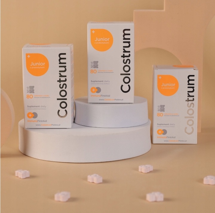 COLOSTRUM JUNIOR +PROBIOTYK IMMUNO FIRST AID 165mg
