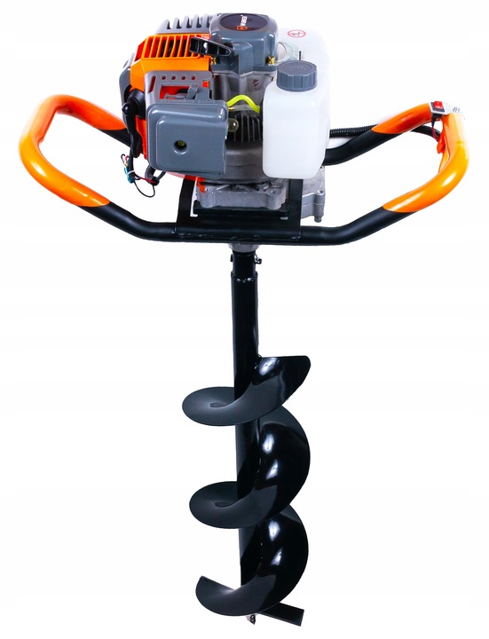 ŚWIDER DO ZIEMI WIERTNICA SPALINOWA GLEBY ZESTAW WIERTŁA 10/20/30 CM + OLEJ