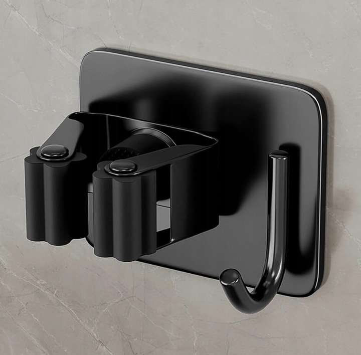 WIESZAK ścienny na Ręcznik Mop Miotła 4 SZTUKI Uchwyt do Łazienki i