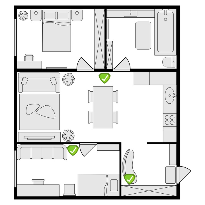 Czujnik Czadu Certyfikowany Detektor Tlenku Węgla Bezprzewodowy LCD Alarm