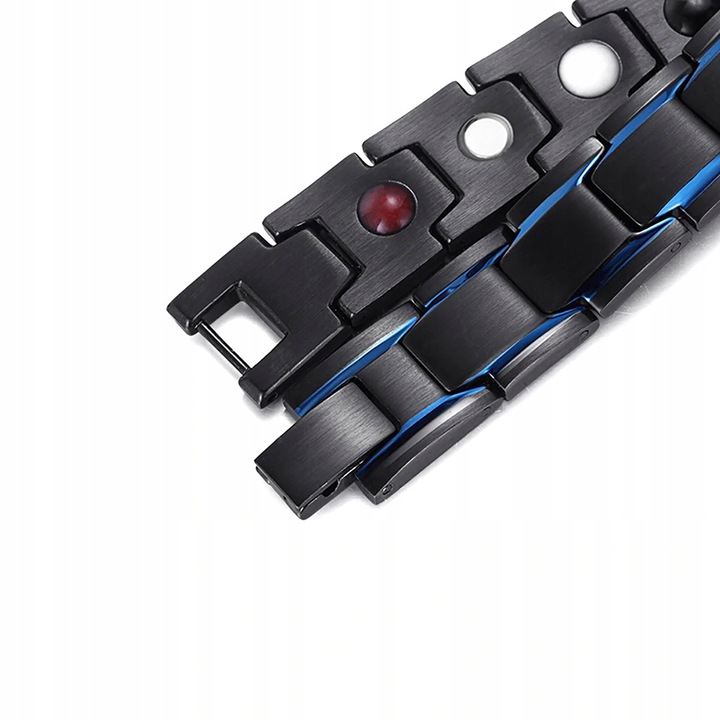 MODNA Bransoletka Magnetyczna Moc Zdrowotna Męska STAL NIERDZEWNA PREMIUM