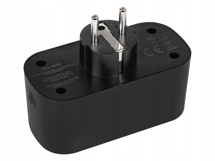 GNIAZDKO PODWÓJNE WiFi INTELIGENTNE TUYA WATOMIERZ PROGRAMATOR GNIAZDO 16A