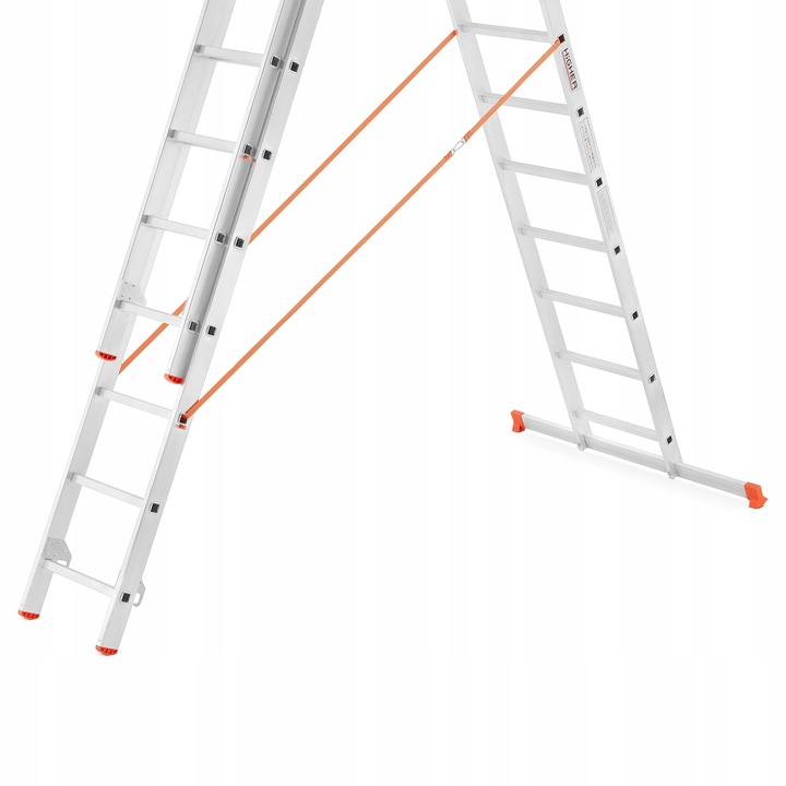 Drabina aluminiowa 3x15 HIGHER 150kg wielofunkcyjna PROFESJONALNA