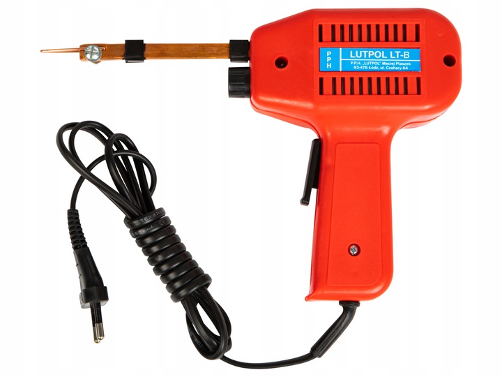 LUTOWNICA TRANSFORMATOROWA LUTPOL LT-B 100W 480C PISTOLET GROTY MOCNA