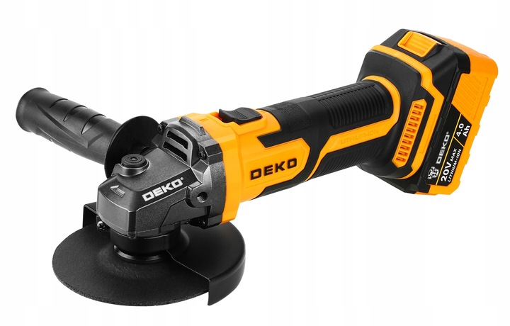 SZLIFIERKA KĄTOWA AKUMULATOROWA KĄTÓWKA AKUMULATOR DEKO + 3 TARCZE