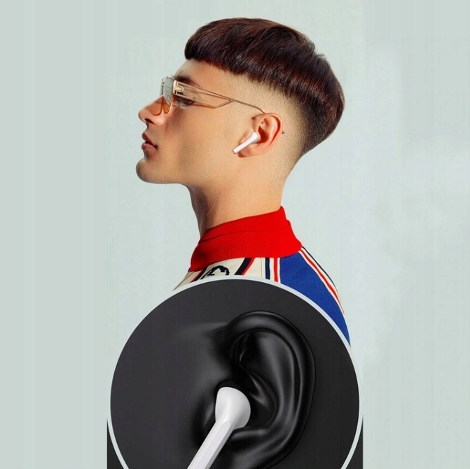 Słuchawki bezprzewodowe TWS i500 do iOS Android Bieganie Mikrofon