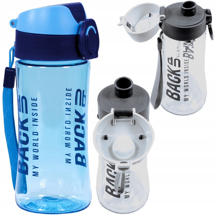 ZESTAW ŚNIADANIOWY BIDON ŚNIADANIÓWKA BACKUP NIEBIESKI