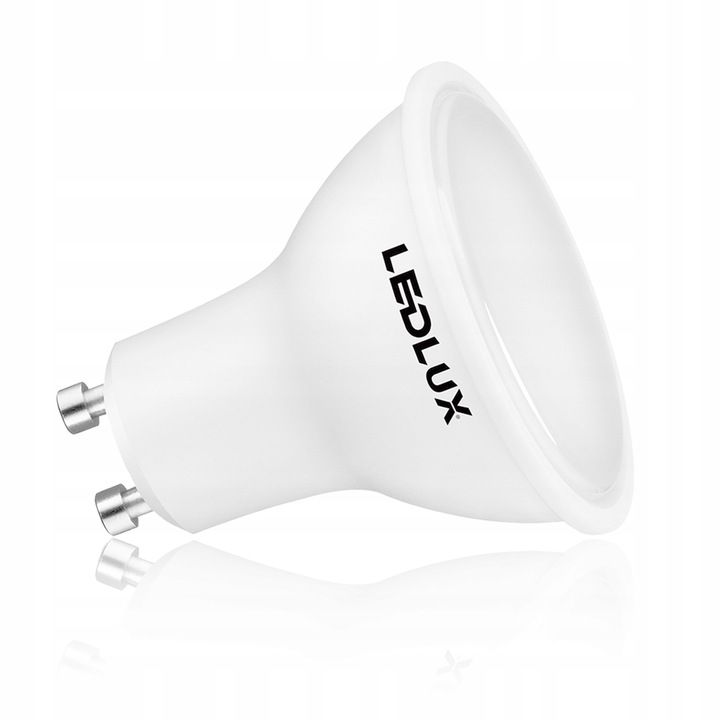 6x oprawa halogenowa SZKLANA kwadrat + LED GU10 5W