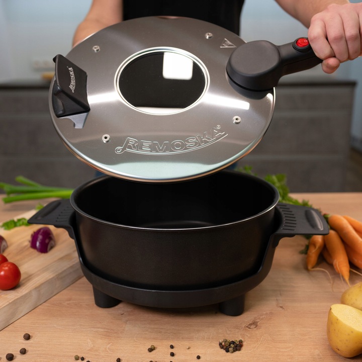 REMOSKA Prima Glass P32F/01 Czeski Prodiż Garnek do Pieczenia 4 l / 4