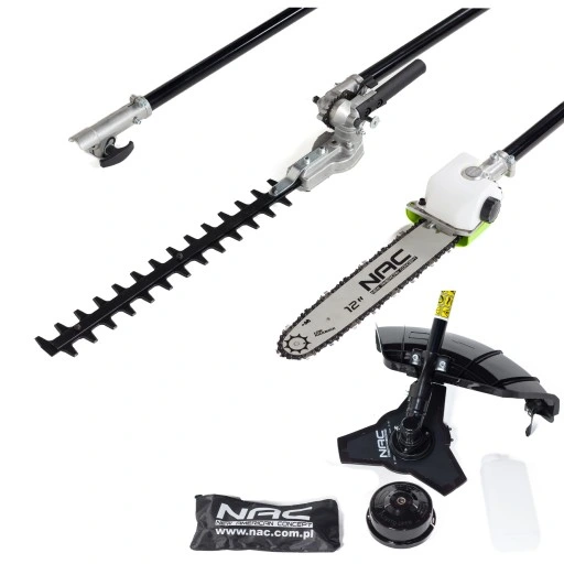 Kosa spalinowa Piła na wysięgniku 12" Nożyce do żywopłotu NAC 42,7cm³